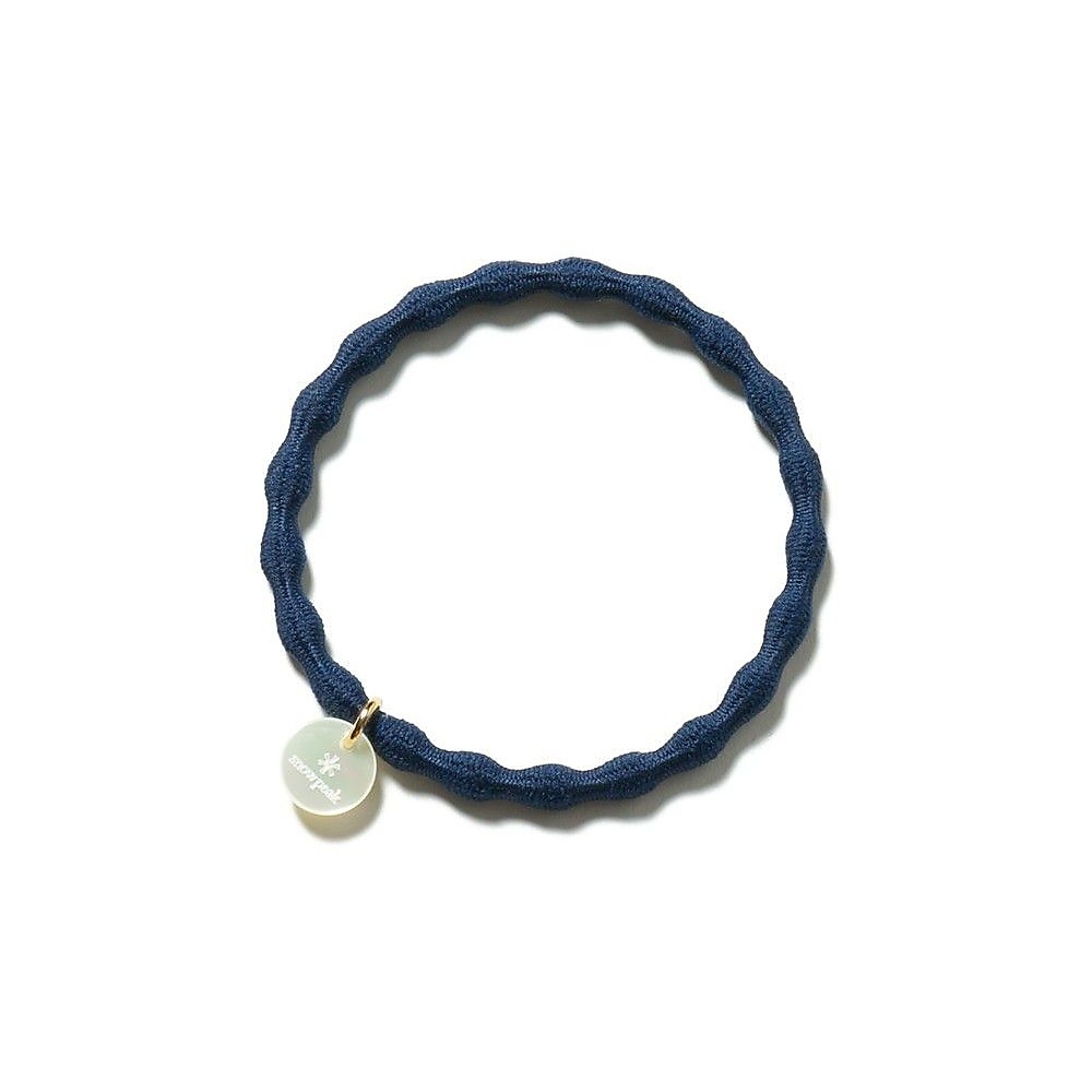 Logo-Charm Hair Tie One NAVY