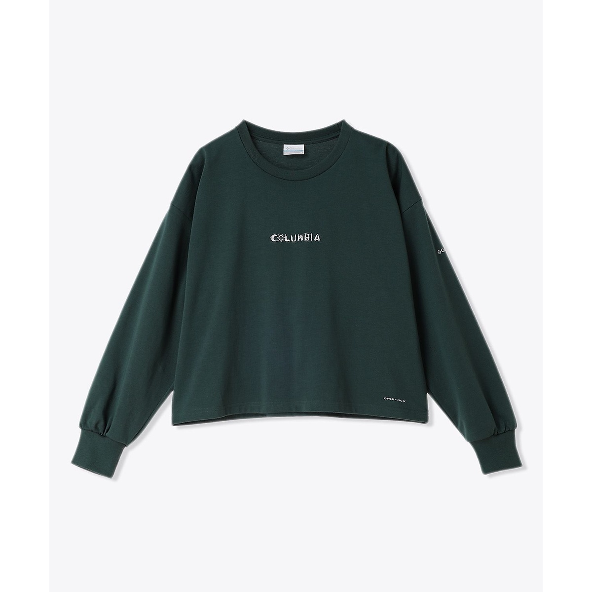 ウィメンズレイクトゥーアベニューロングスリーブクロップドTシャツ