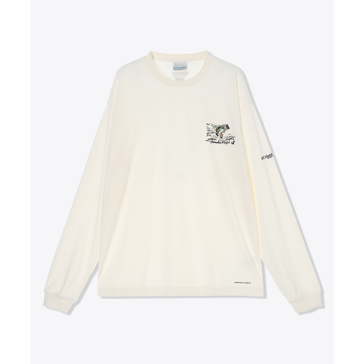 バーンノベルグラフィックロングスリーブTシャツ