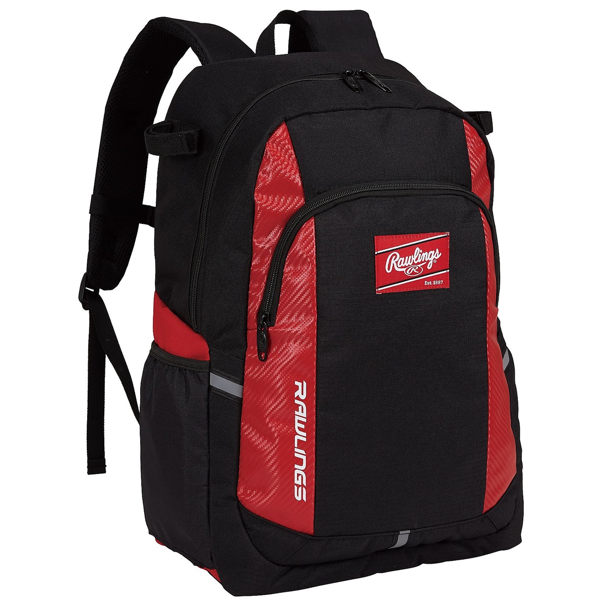 ジュニアバックパック 33L ブラック/レッド