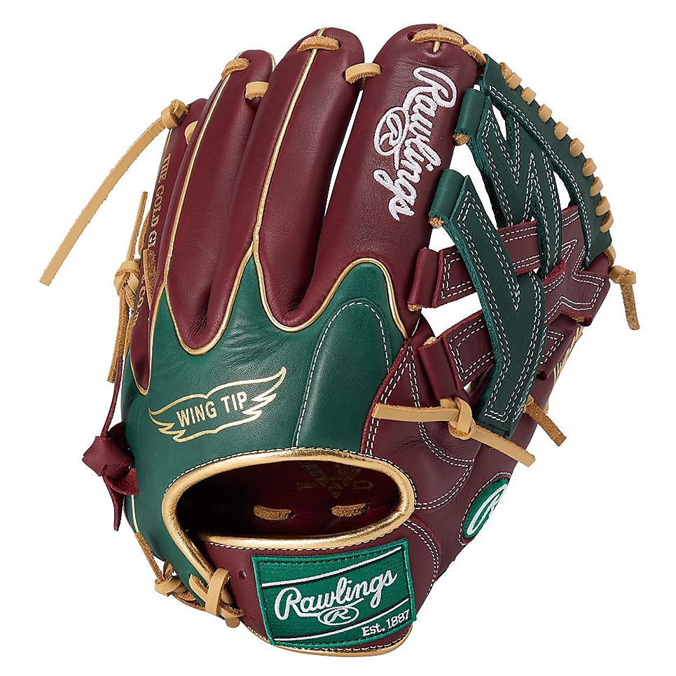 軟式 HYPER TECH COLOR SYNC(ハイパーテックカラーシンク) N55W シェリー/ダークグリーン