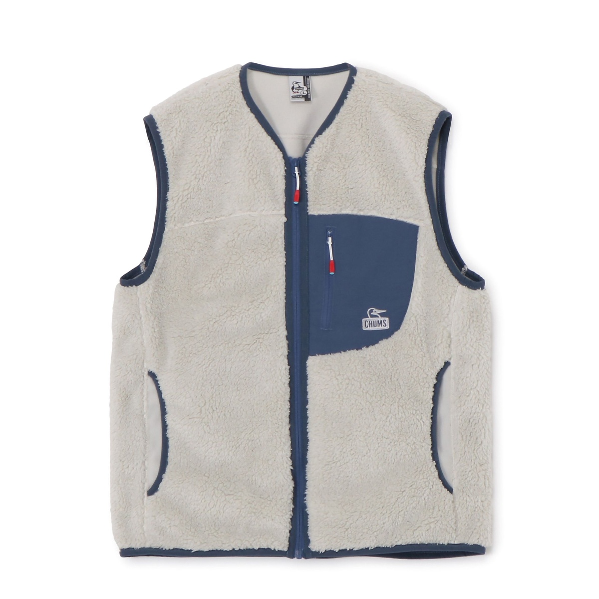Bonding Fleece No Collar Vest