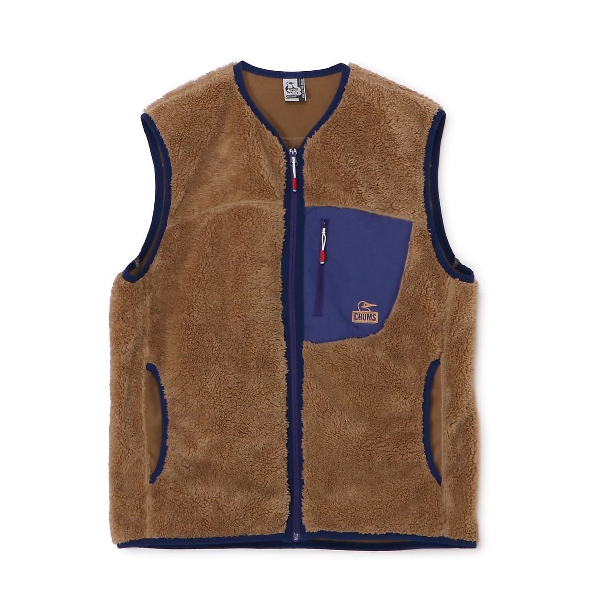 Bonding Fleece No Collar Vest