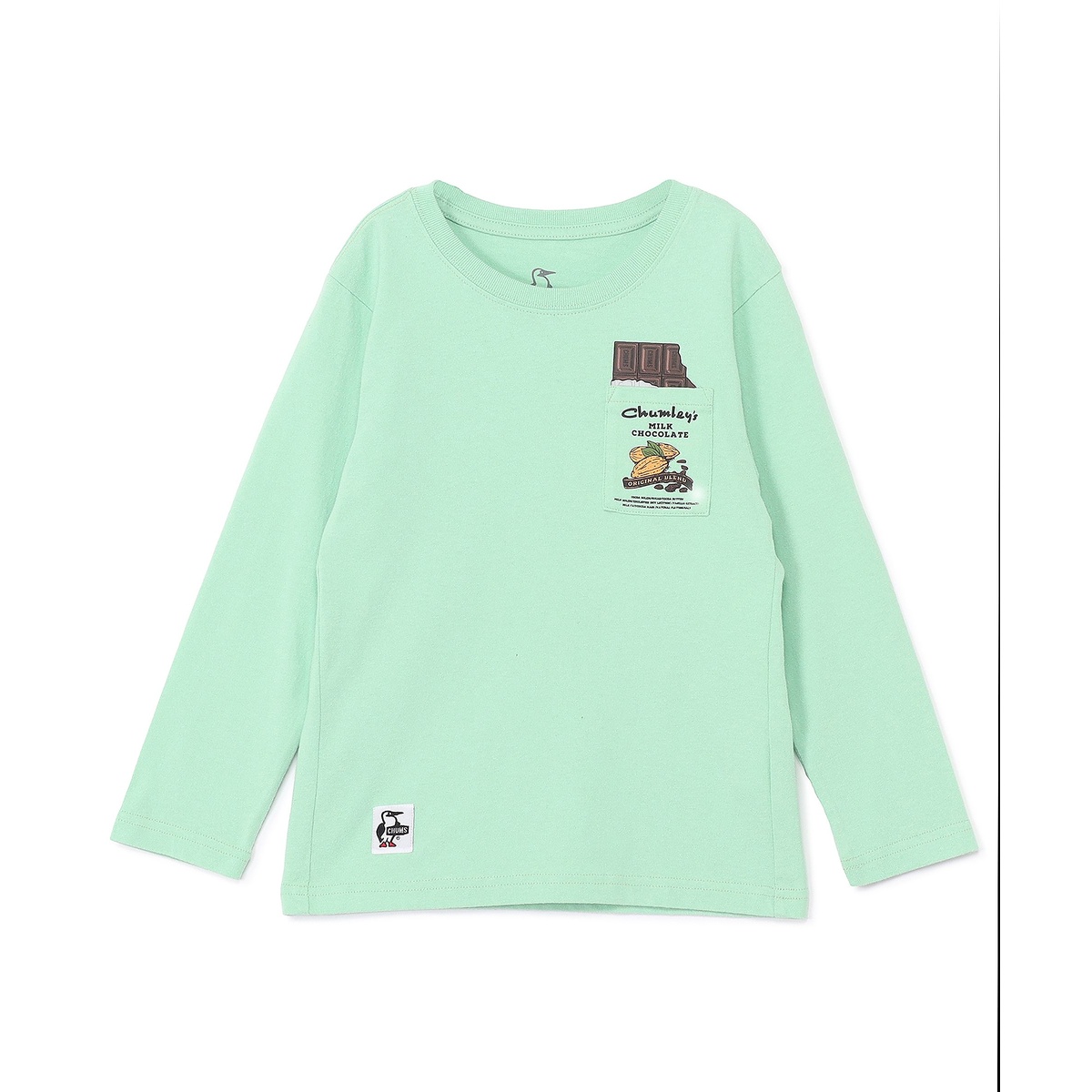 Kids Hot Chocolate Pocket Brushed L/S T-Shirt