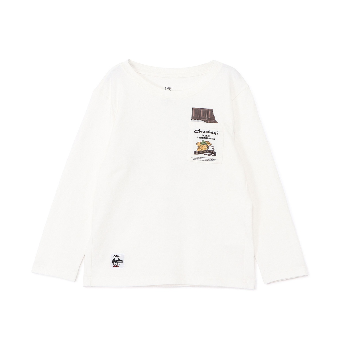 Kids Hot Chocolate Pocket Brushed L/S T-Shirt