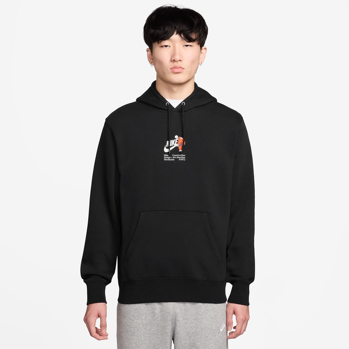 AS M NK CLUB BB HOODIE ICON BL