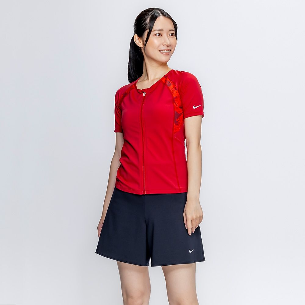 ナイキ SS26 【FLARE FIT SHORTS】半袖ジップ付きセパレーツ