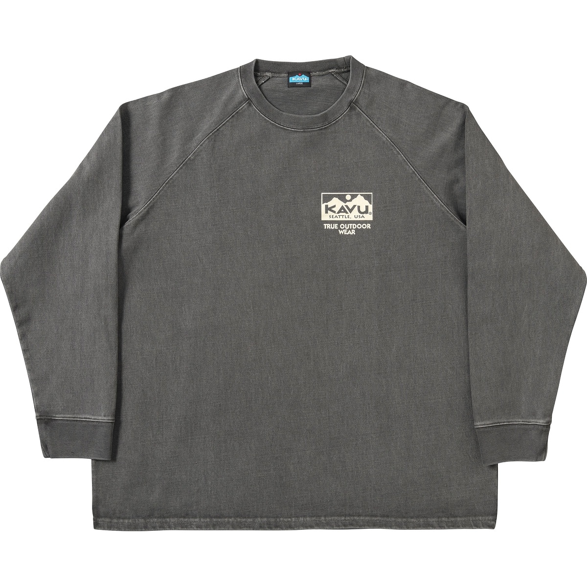 KAVU　H/W　LSTee　Black　L