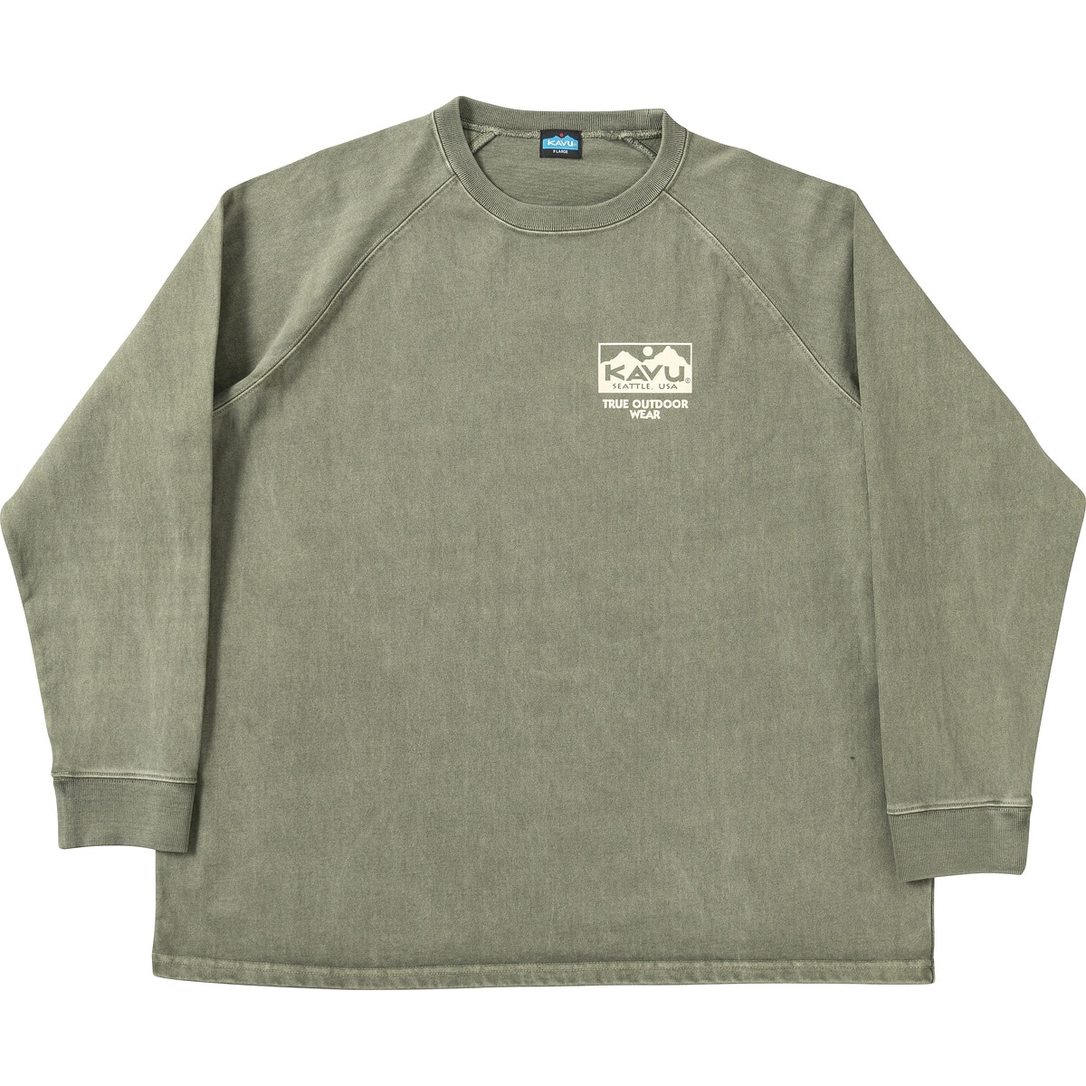 KAVU　H/W　LSTee　Olive　L