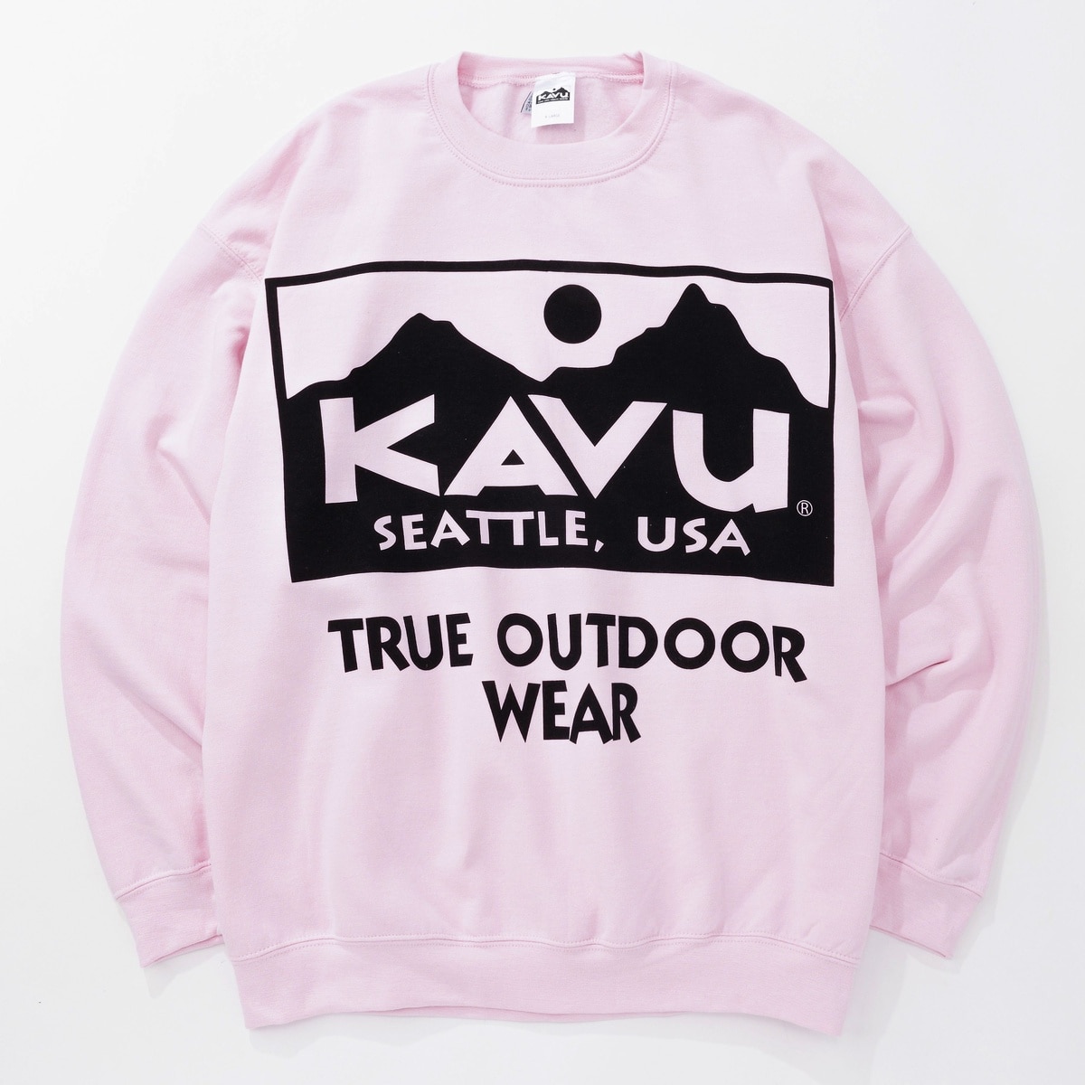 KAVU　ビッグロゴスウェット　L.Pink　XL