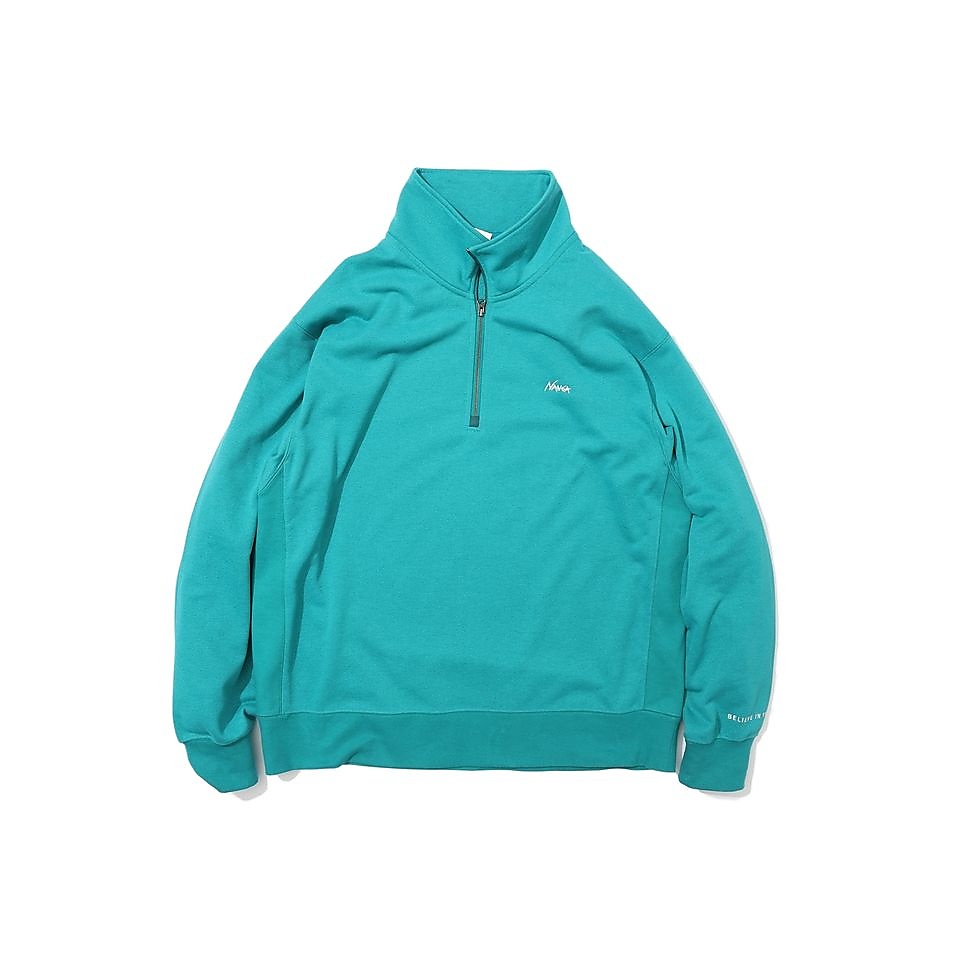 DRY MIX TERRY HALF ZIP SWEAT