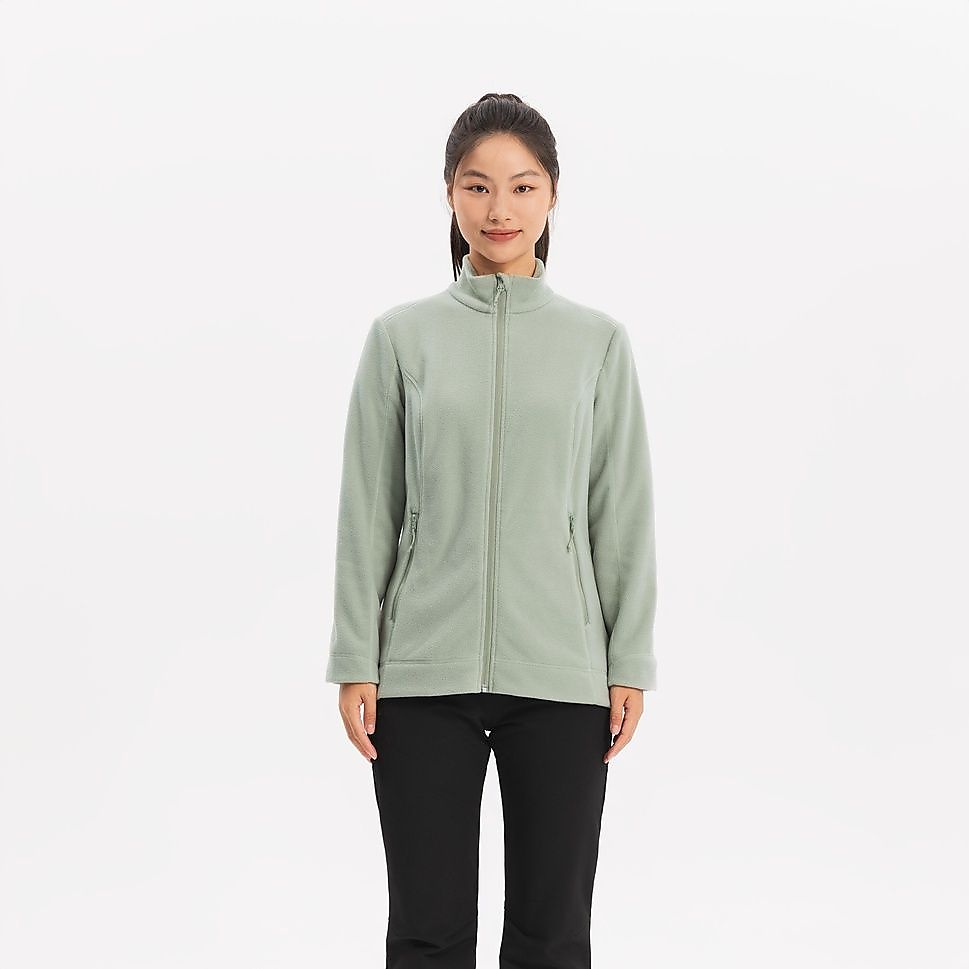 QUECHUAレディースフリースジャケットMH100 GRN