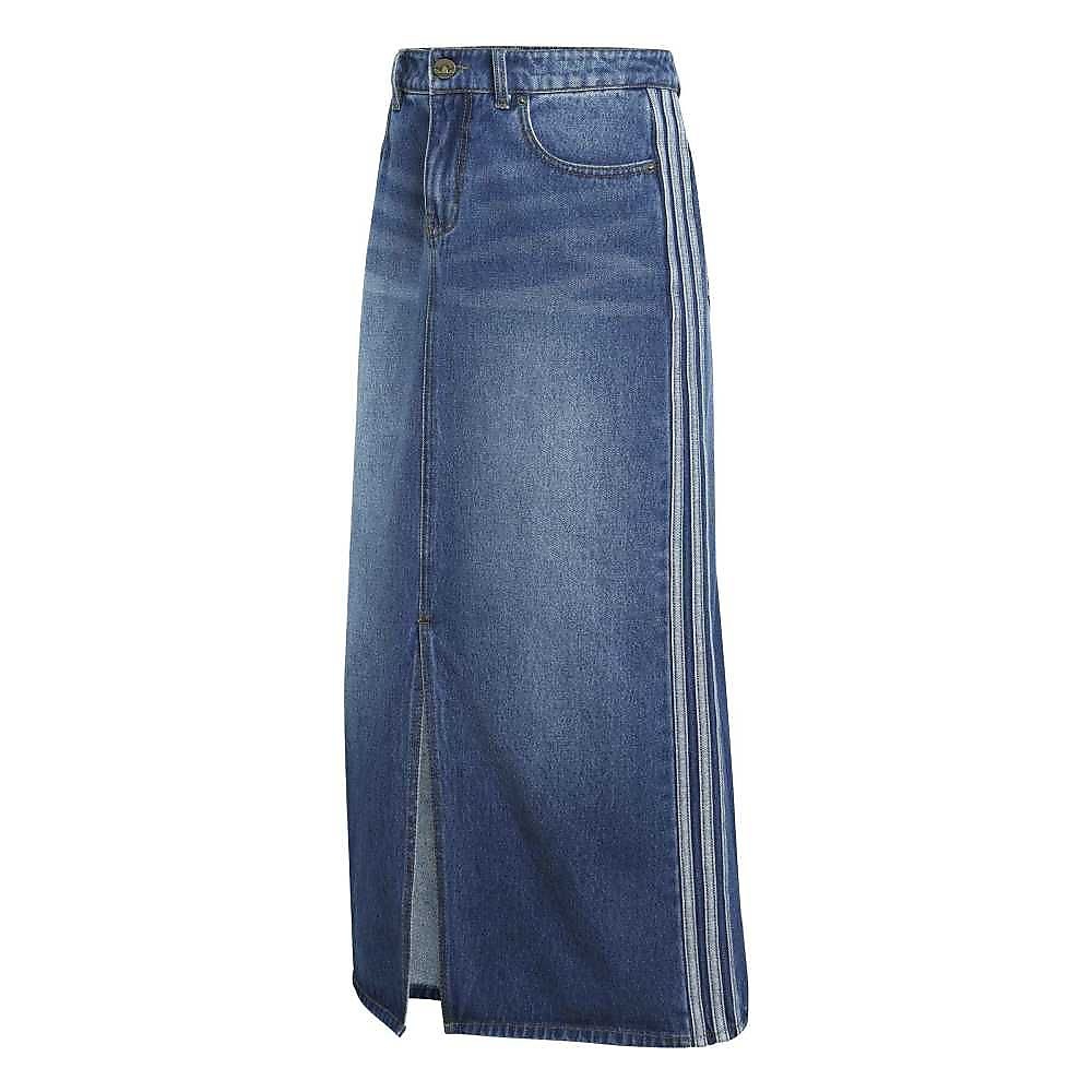 3 STRIPES PENICL SKIRT DENIM