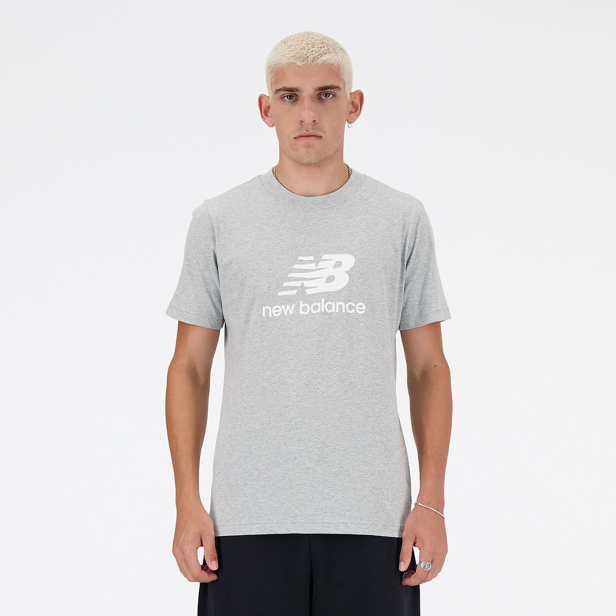 New Balance Stacked Logo ショートスリーブTシャツ