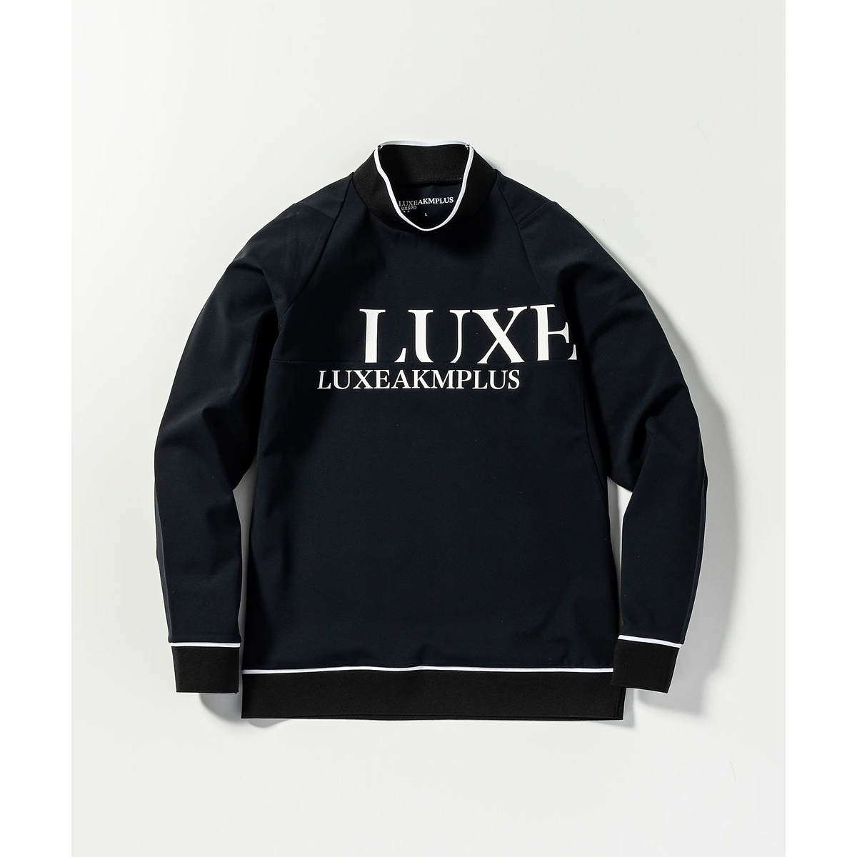 CHEST LOGO MOCK NECK LONG T-SHIRT