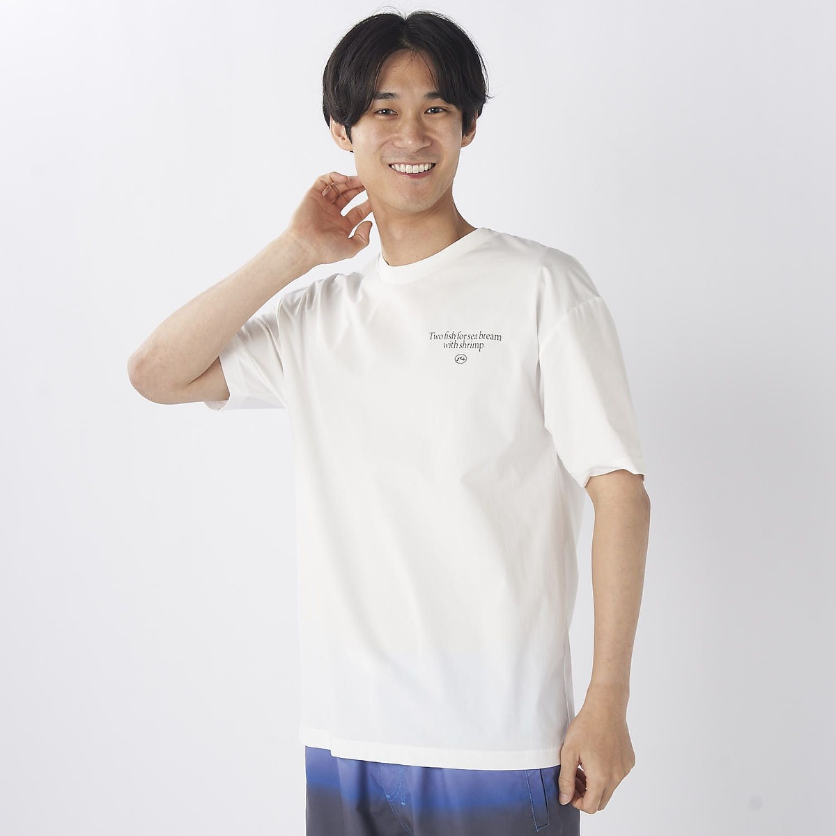 メンズRUSTYハンソデUVTシャツ