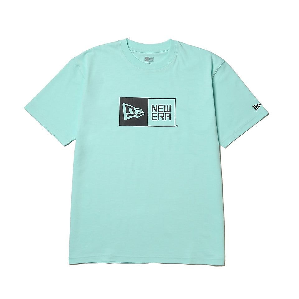 SS CT TEE BOX LOGO CBLU