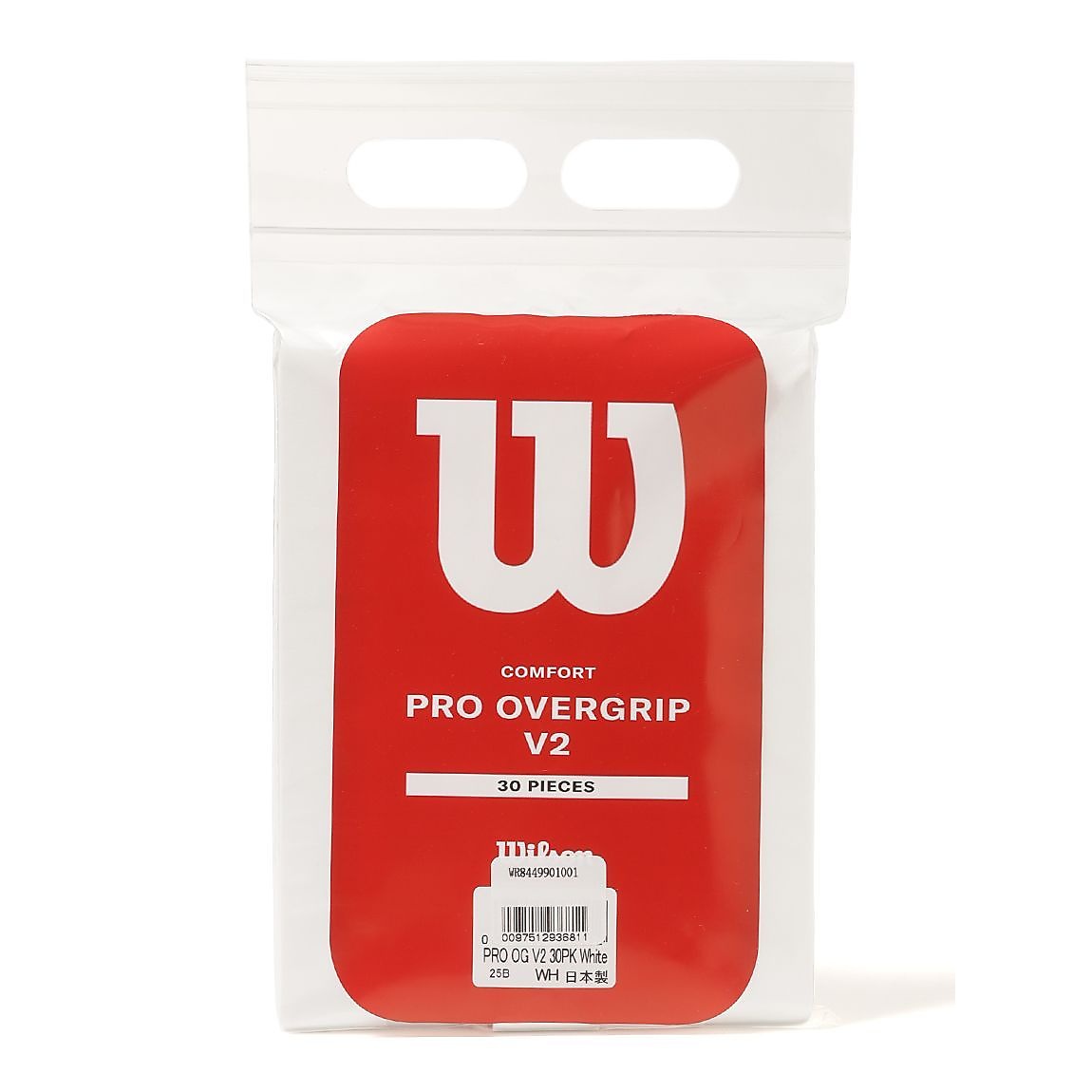 PRO OVERGRIP V2.0 WHITE 30PK