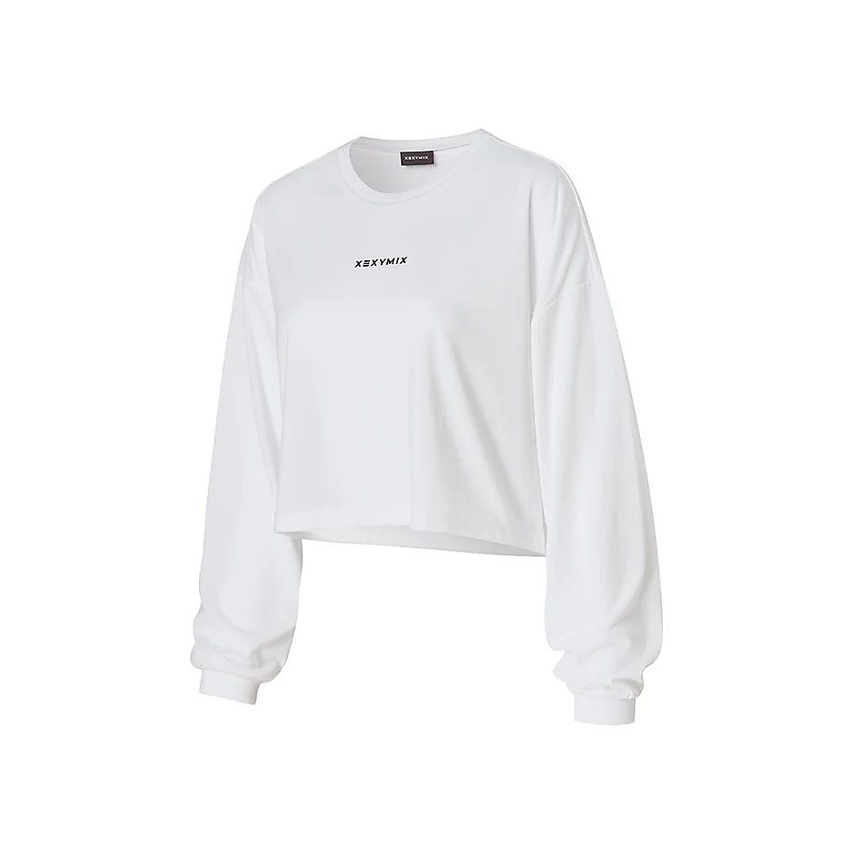 クロップド丈 ルーズフィット 長袖