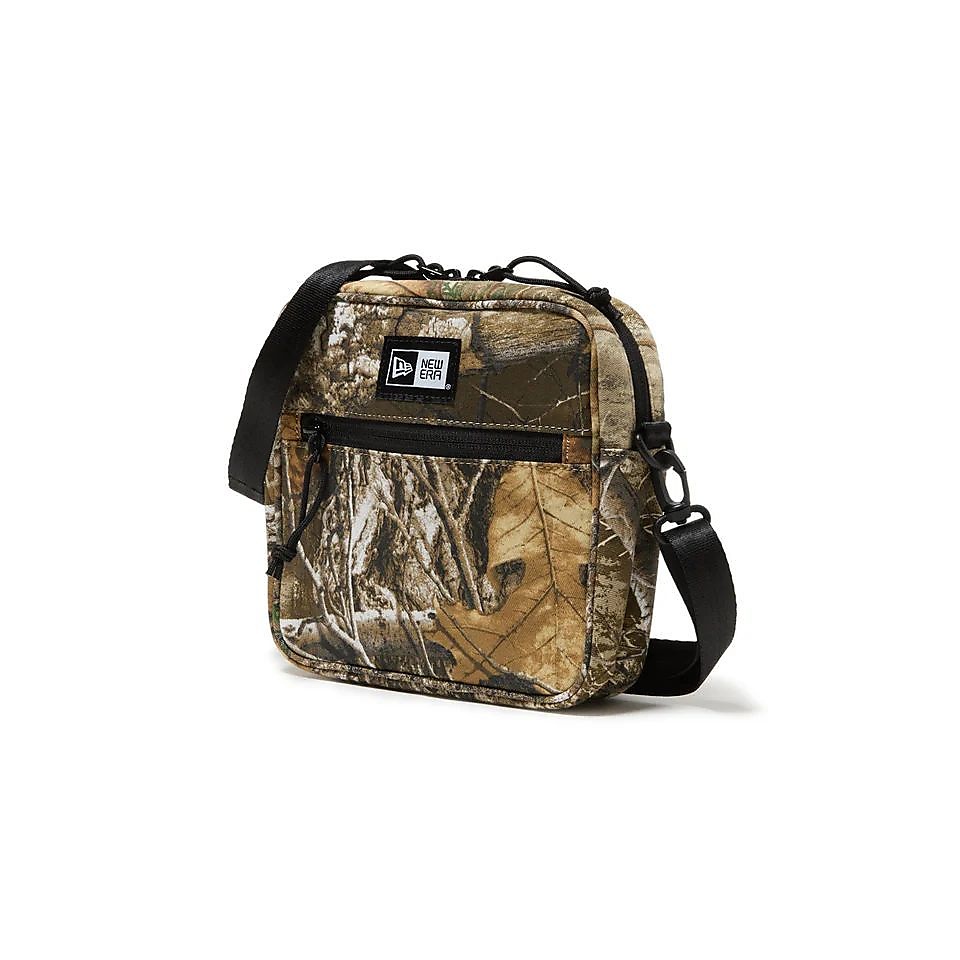 SQUARE SHOULDER POUCH REAL TREE