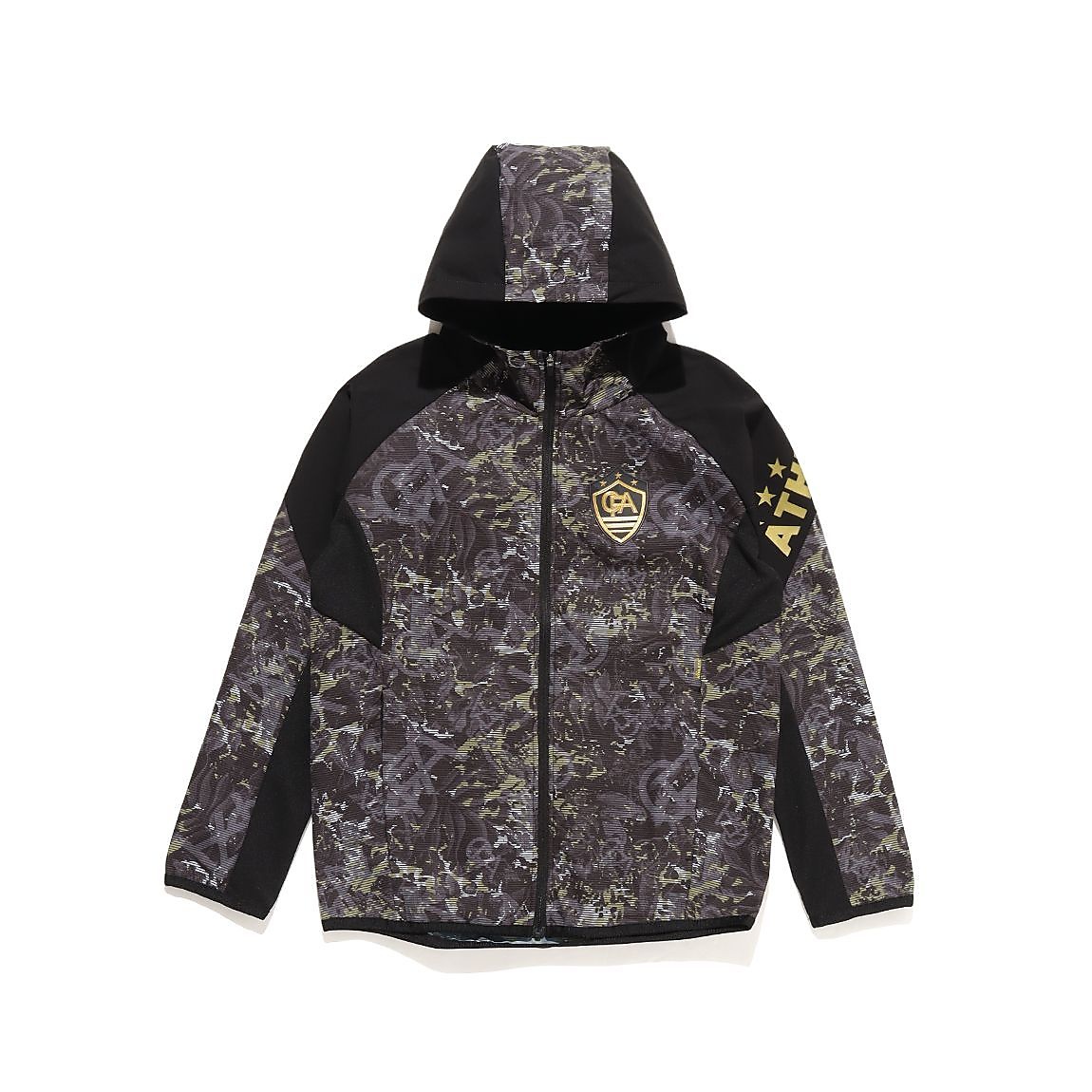 FCA ストレッチトレーニングジャケット　JrBLK　MIX