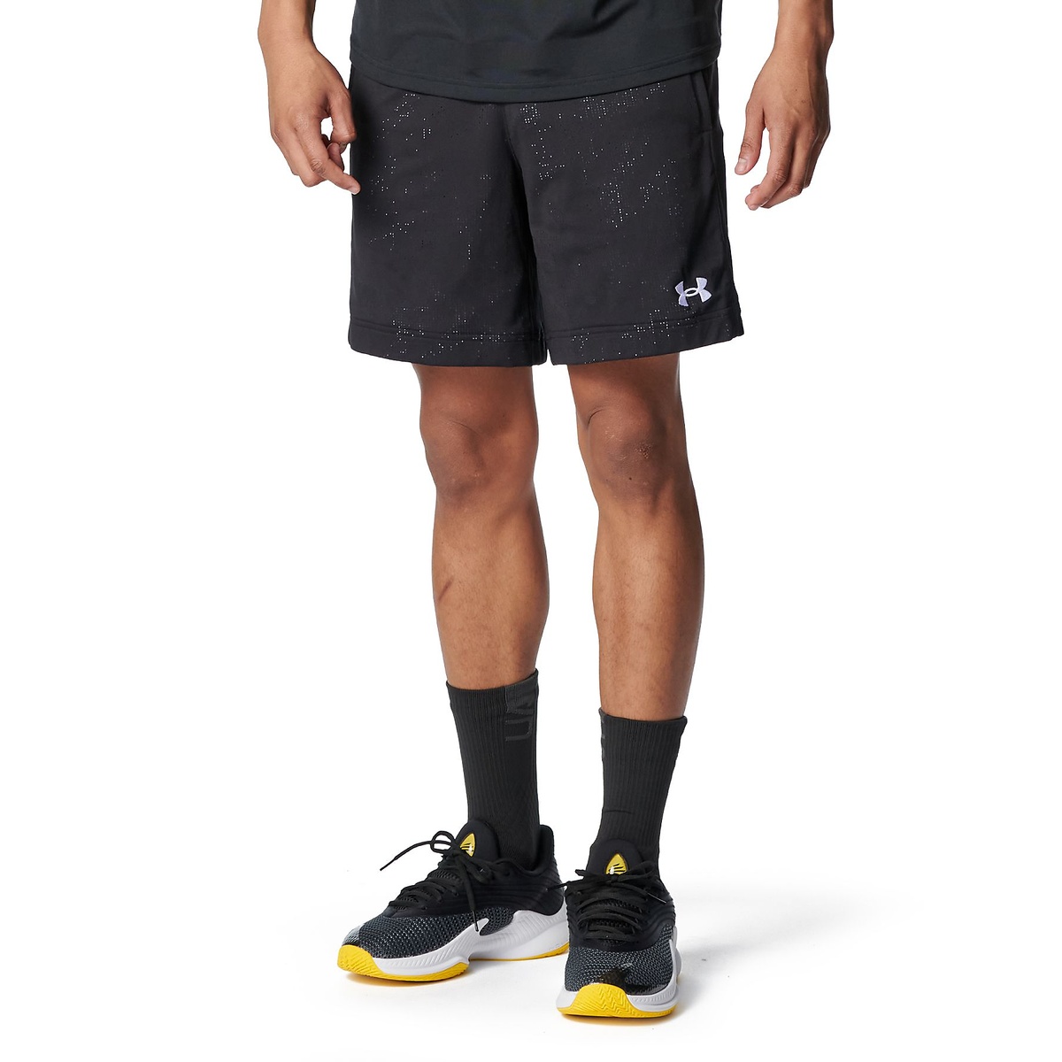 UA DREAMERS JACQUARD MESH SHORTS