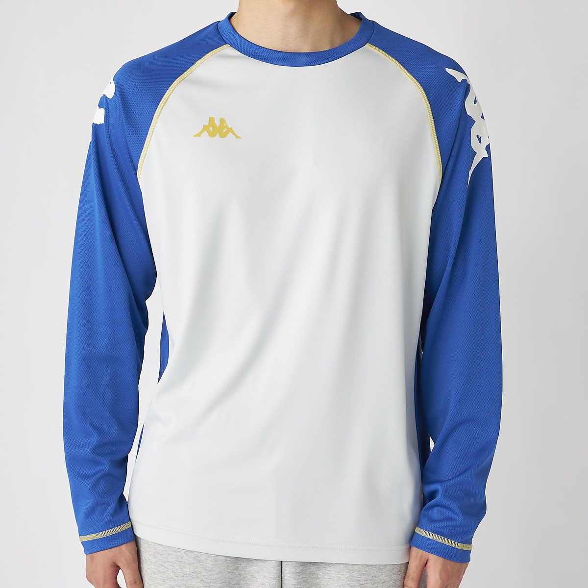 長袖Tシャツ　飾りステッチ×オミニ