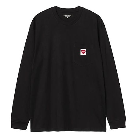 L/S POCKET HEART T-SHIRT