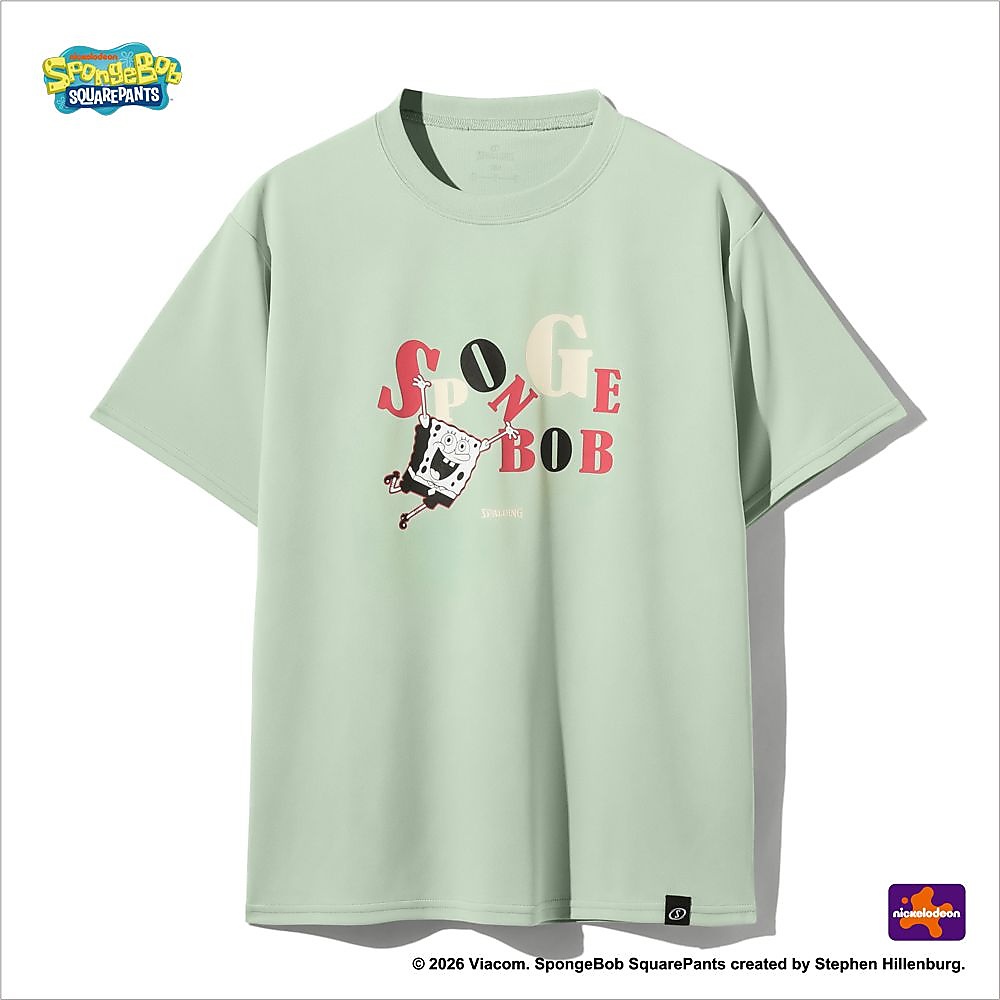 ジュニア Tシャツ スポンジ・ボブ タイポグラフィ