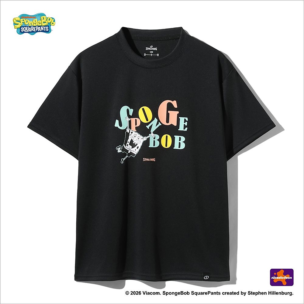 ジュニア Tシャツ スポンジ・ボブ タイポグラフィ