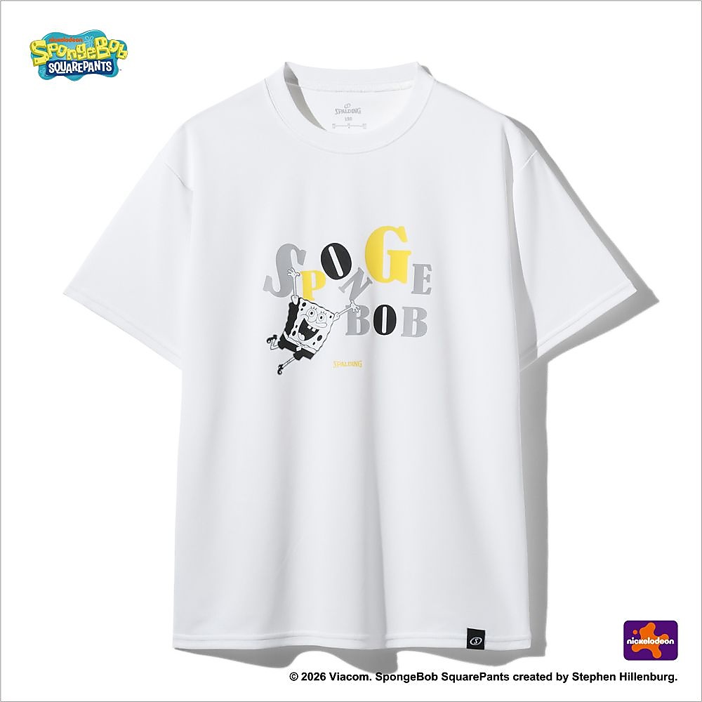 ジュニア Tシャツ スポンジ・ボブ タイポグラフィ