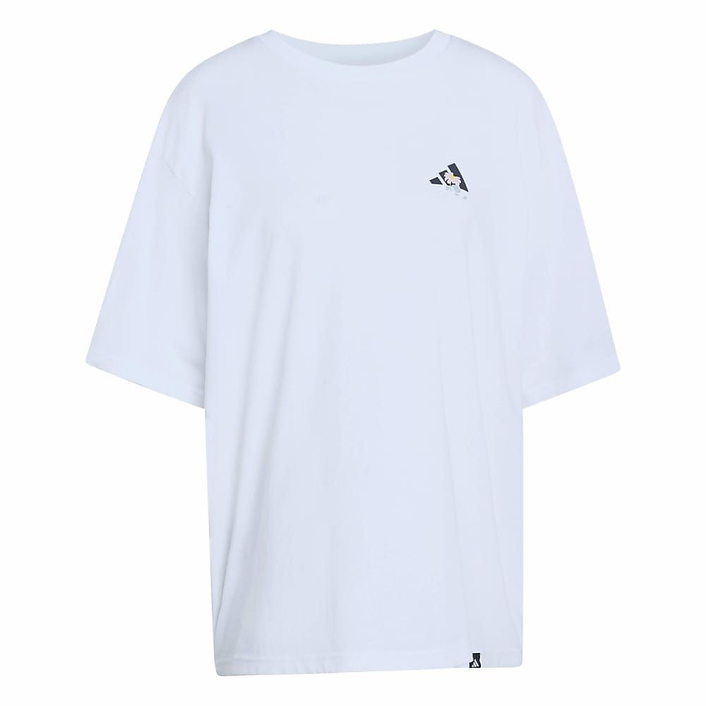 adidasアディダス - W FLOWER オーバーサイズ グラフィック Tシャツ