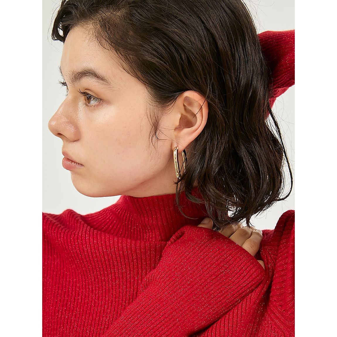 フープワンタッチピアス