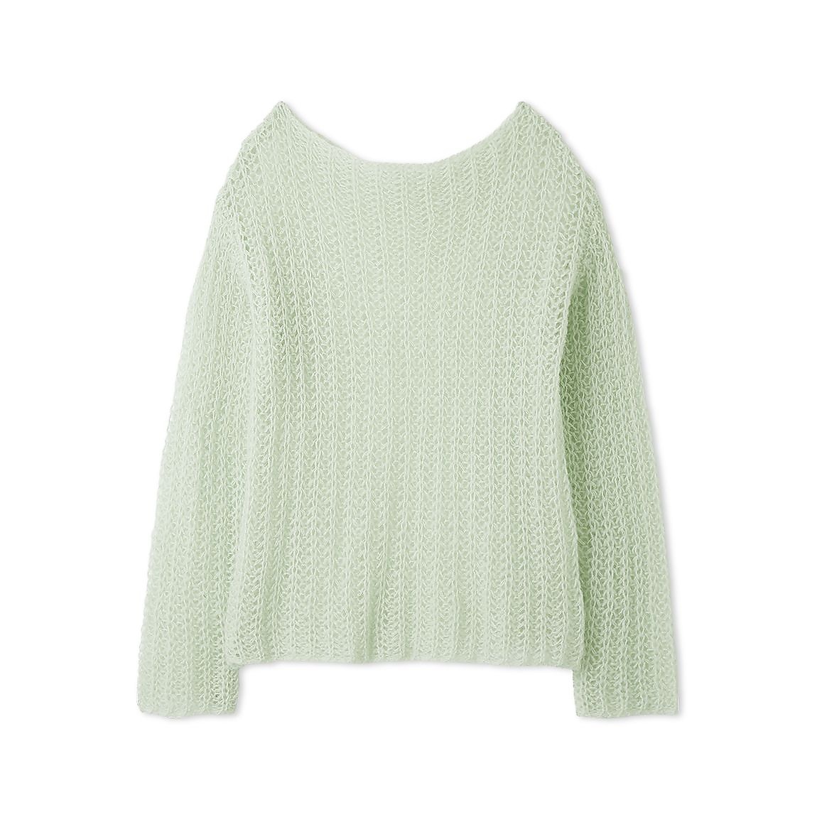 ルーズモヘアニットトップス