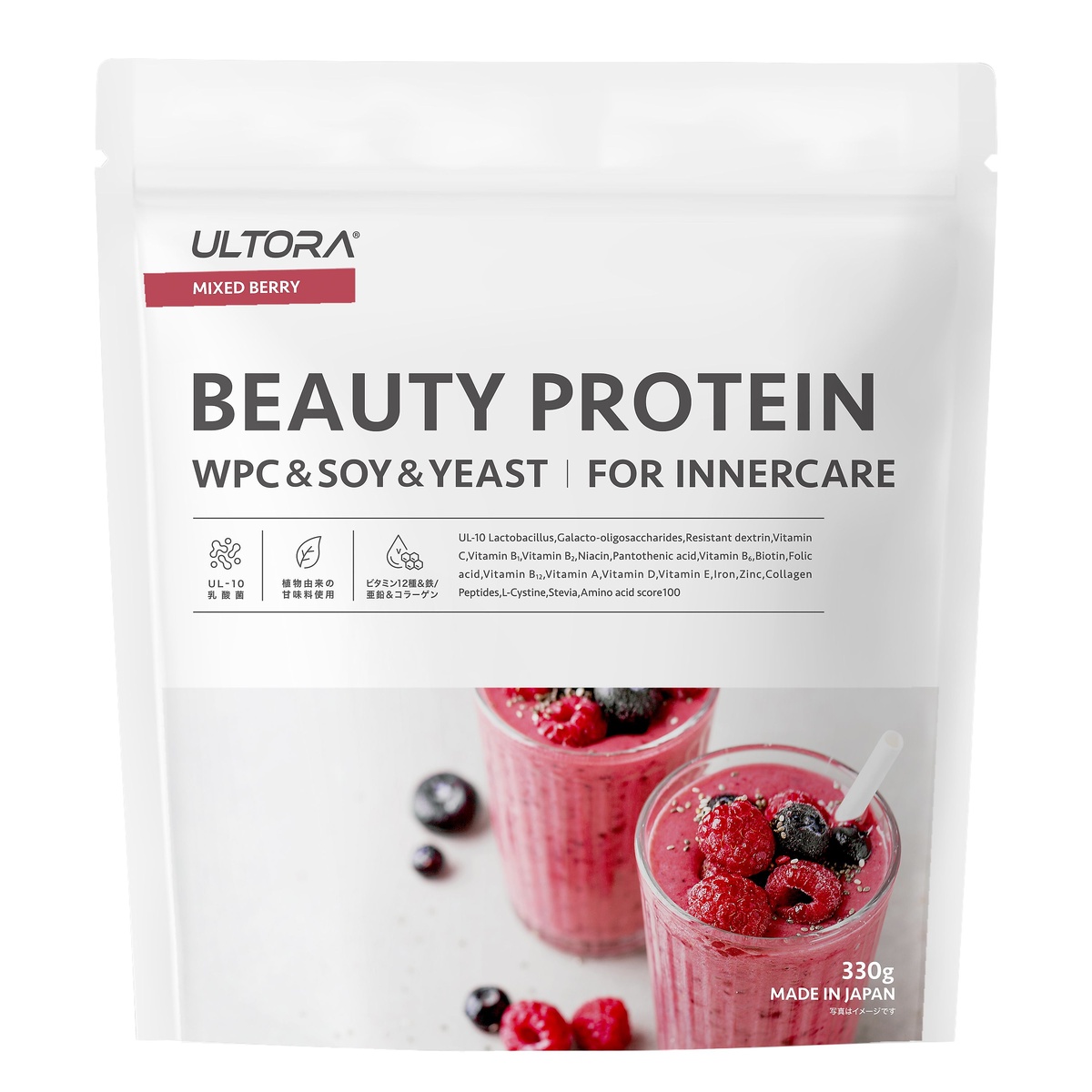 ウルトラビューティープロテインフォーインナーケアミックスベリー330G
