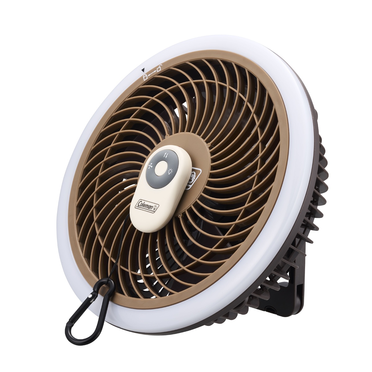 アウトドアマルチライトファン(ブラウン)