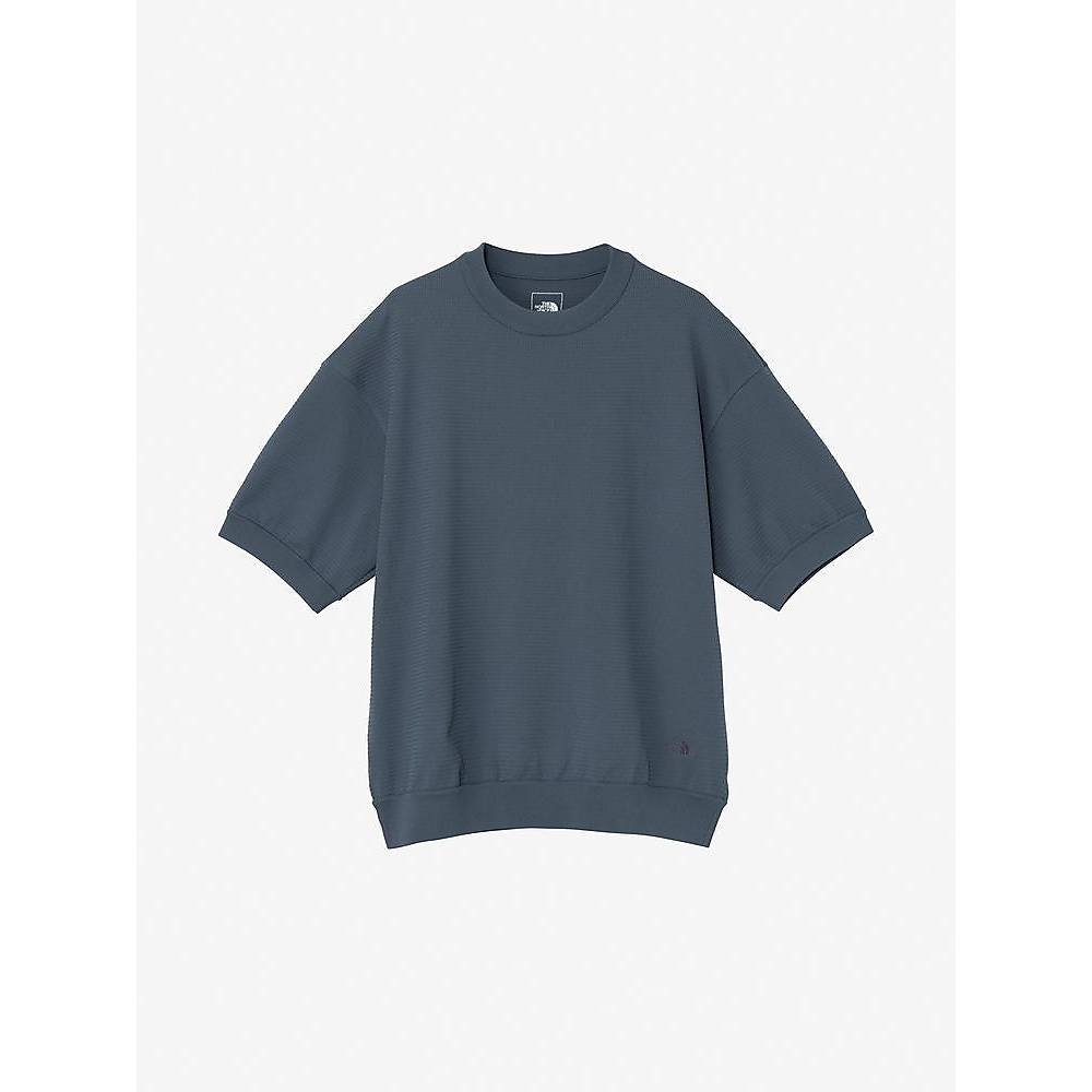 SS RIPPLE KNITCREW (ショートスリーブリップルニットクルー)