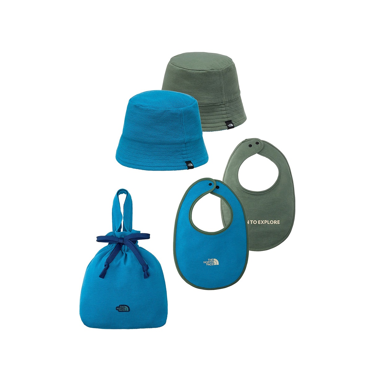 B HAT BIB SET (ベビーハット&ビブセット)