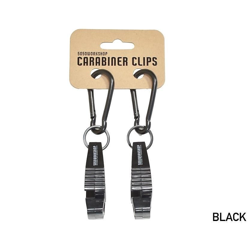 CARABINER CLIP BLACK