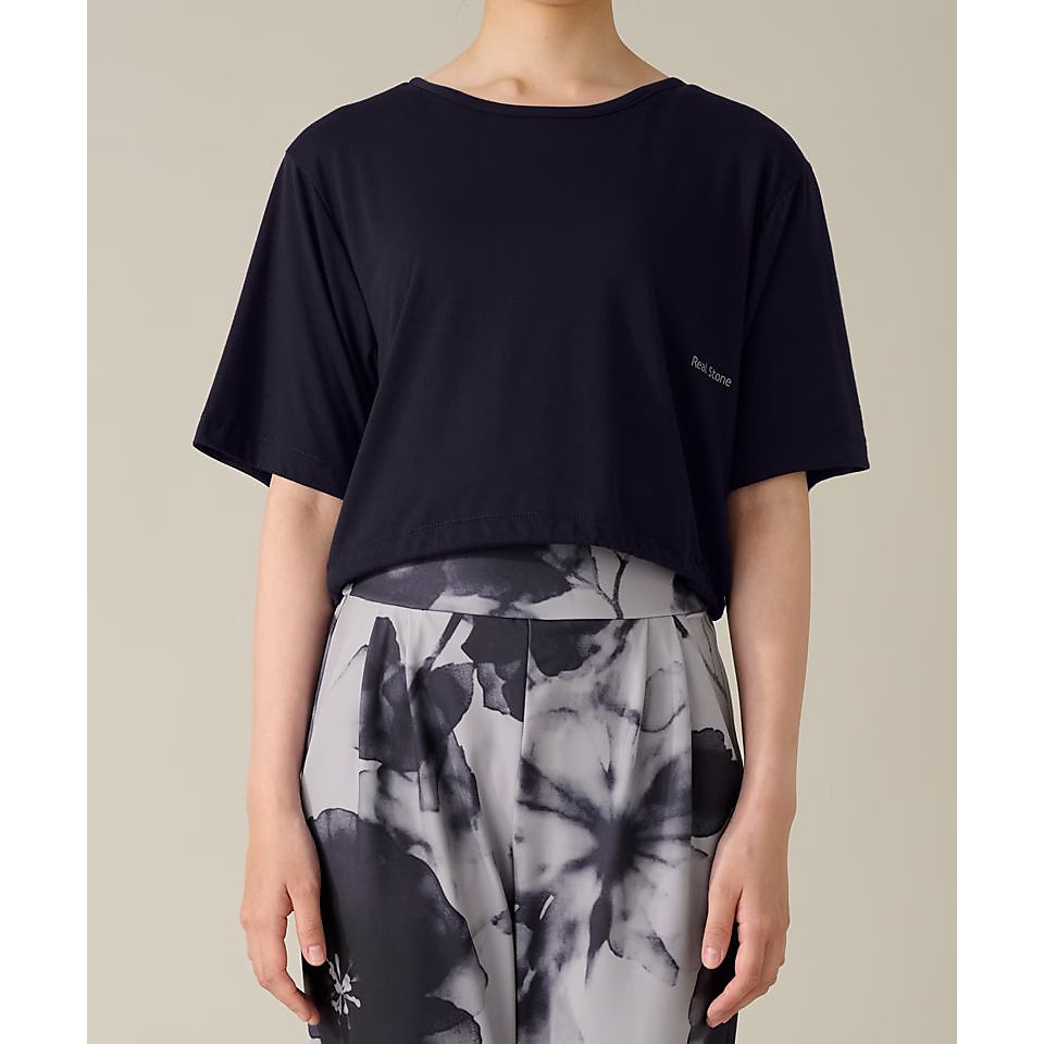 Real Stone ハーフスリーブトップ  NV