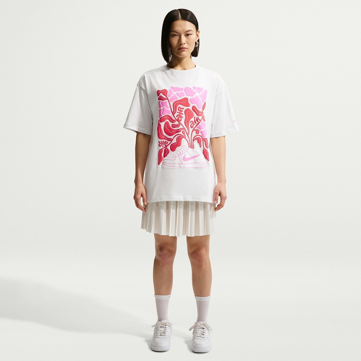 ナイキ ウィメンズ NSW OS S/S Tシャツ AF1 GPX