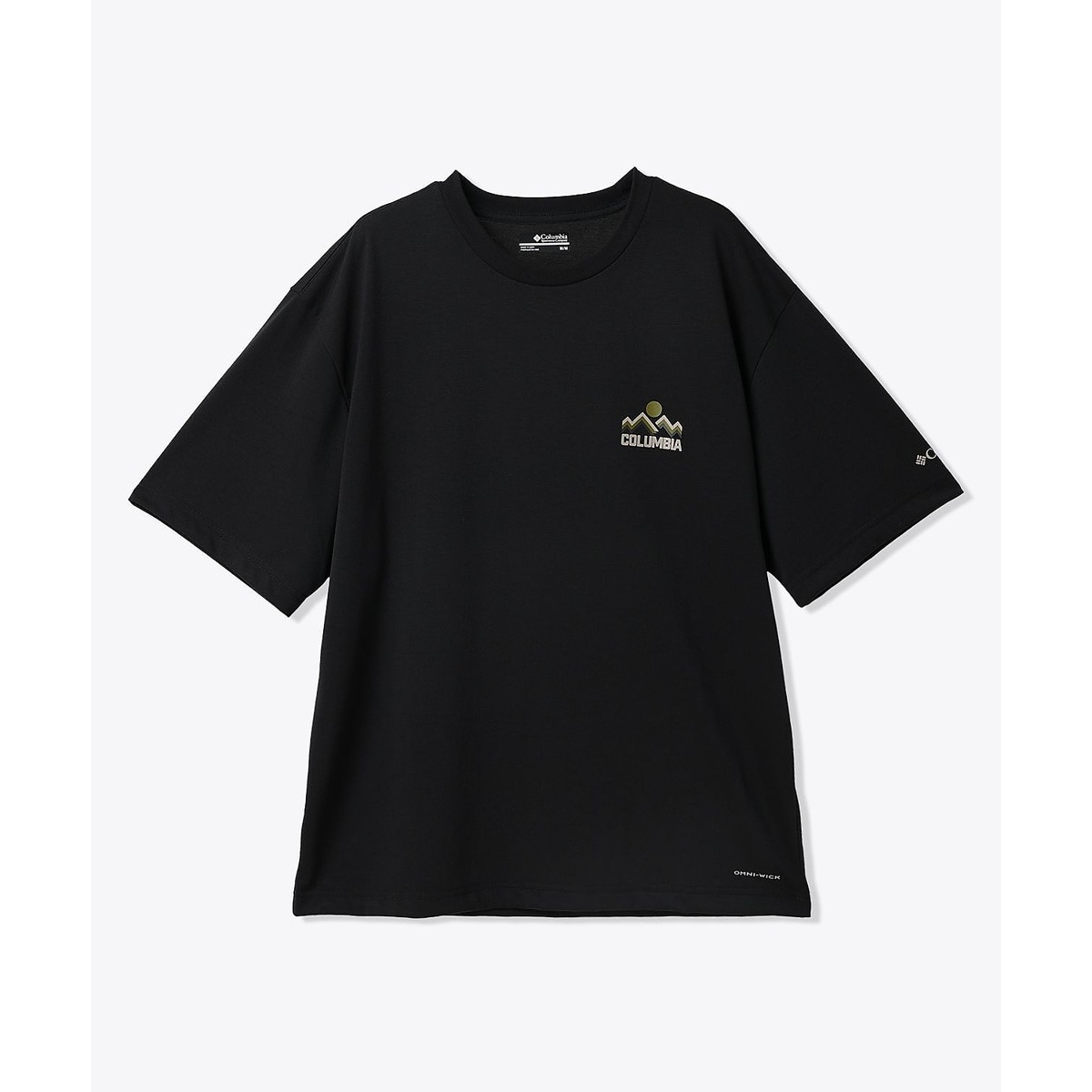 シダートレイルバックグラフィックTシャツ