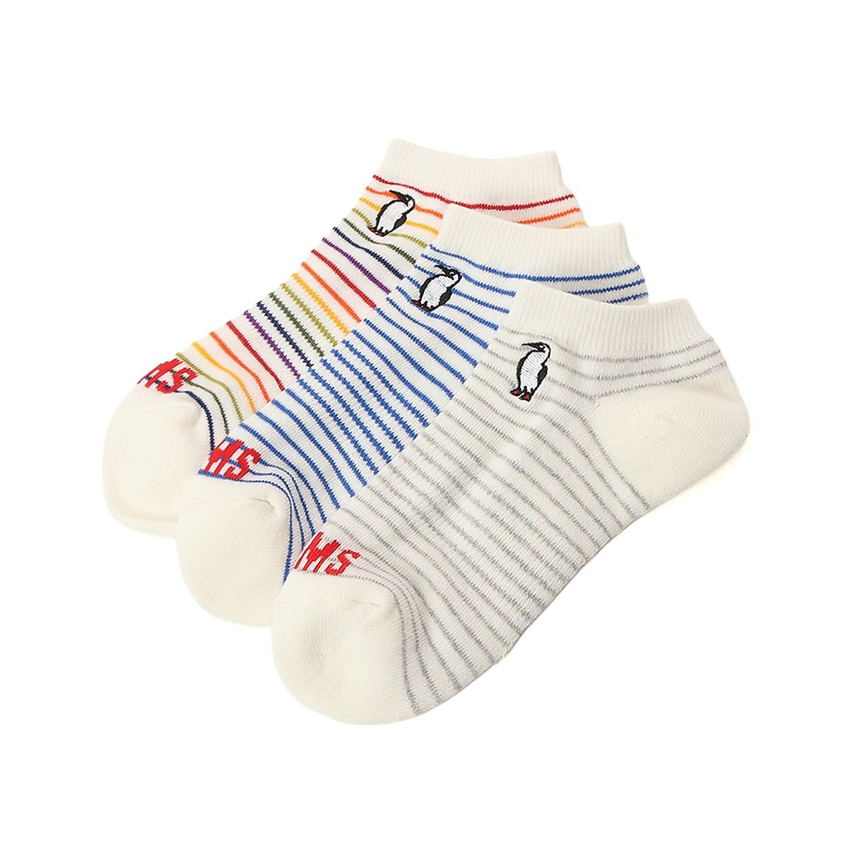 3P Booby Border Ankle Socks