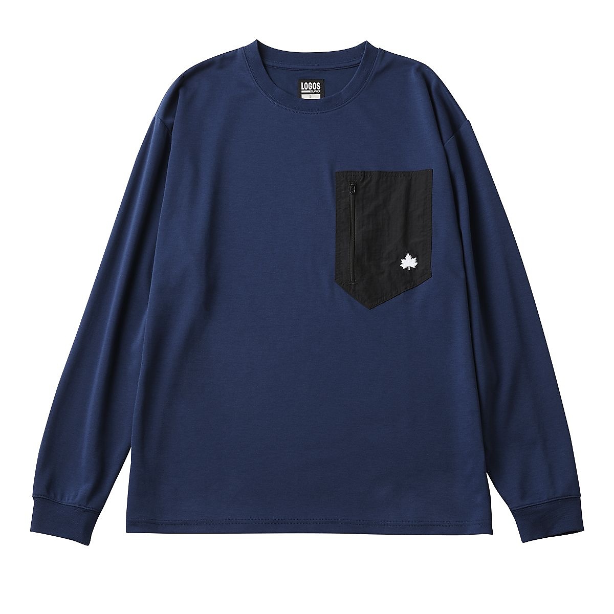 LOGOS by LIPNERリカバリープルオーバー  ネイビー　L