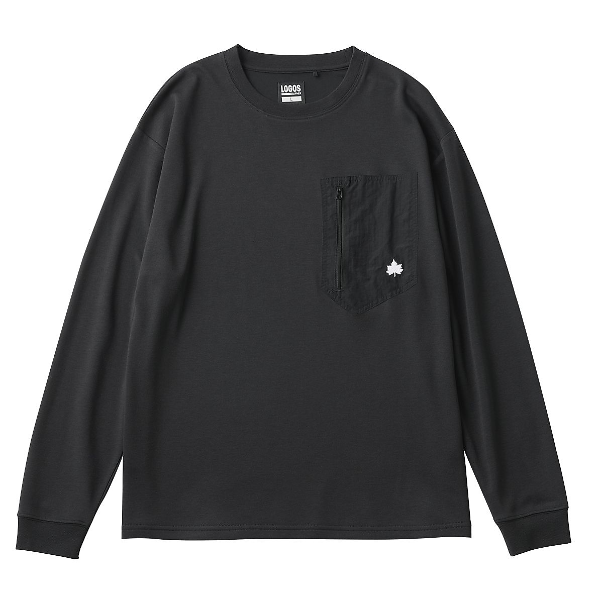 LOGOS by LIPNERリカバリープルオーバー  ブラック　M