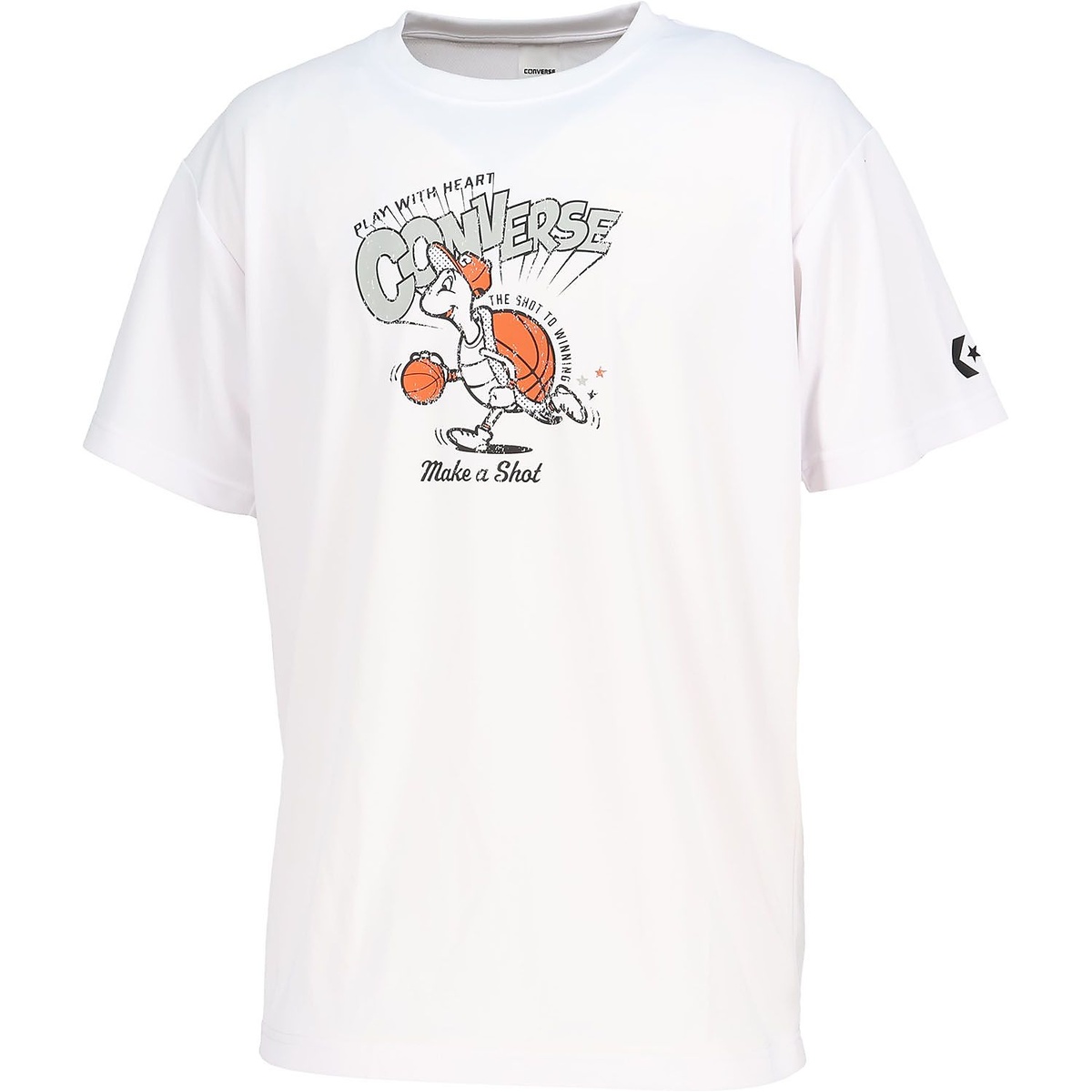 スポーツTシャツ CONVERSEコンバース - 6S プリントTシャツ CB261361-1100/メガスポーツ