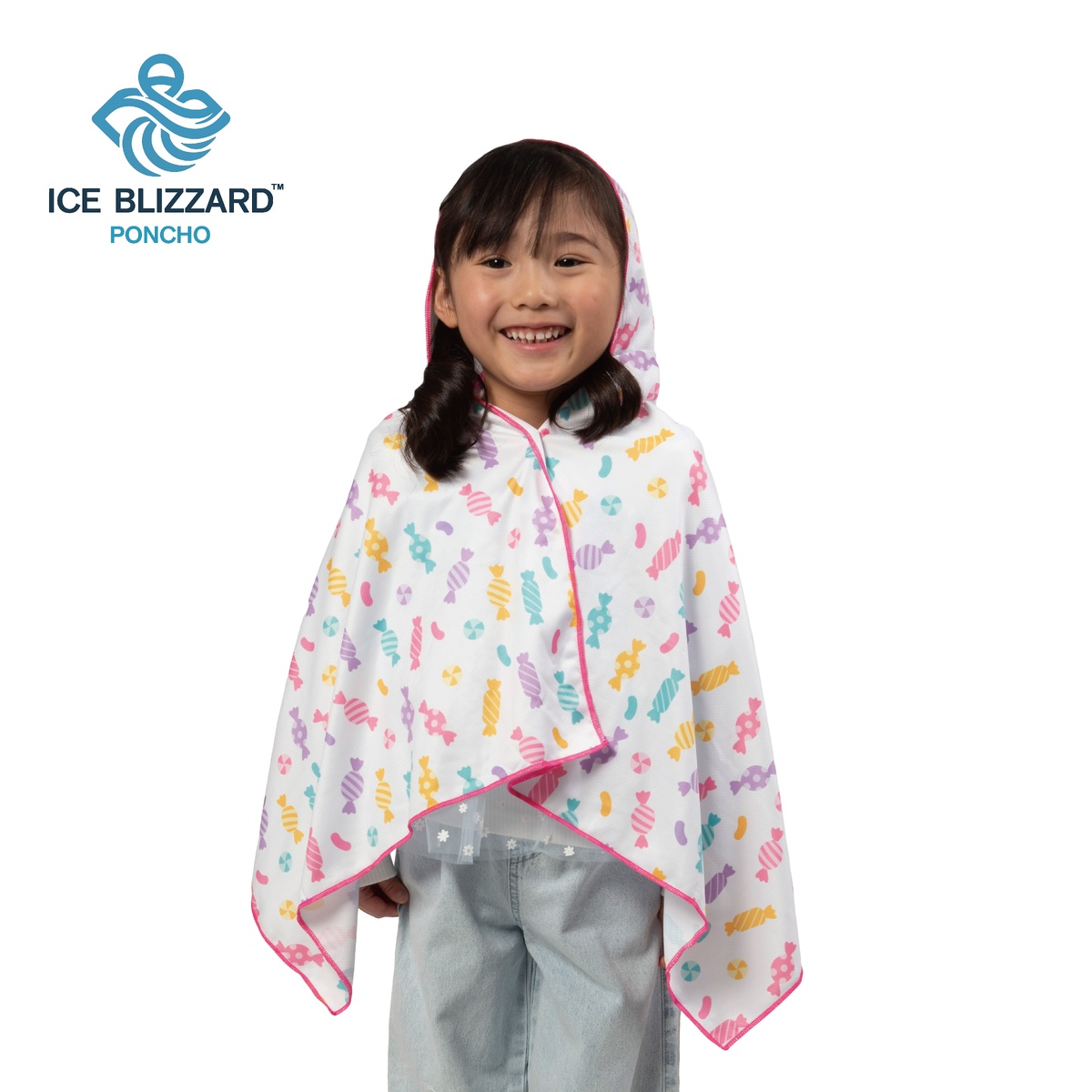 ブリザードスキー　ポンチョ　Lサイズ OTHERソノタ - ICE BRIZZARD ポンチョ KIDS キャンディ 819019/メガ