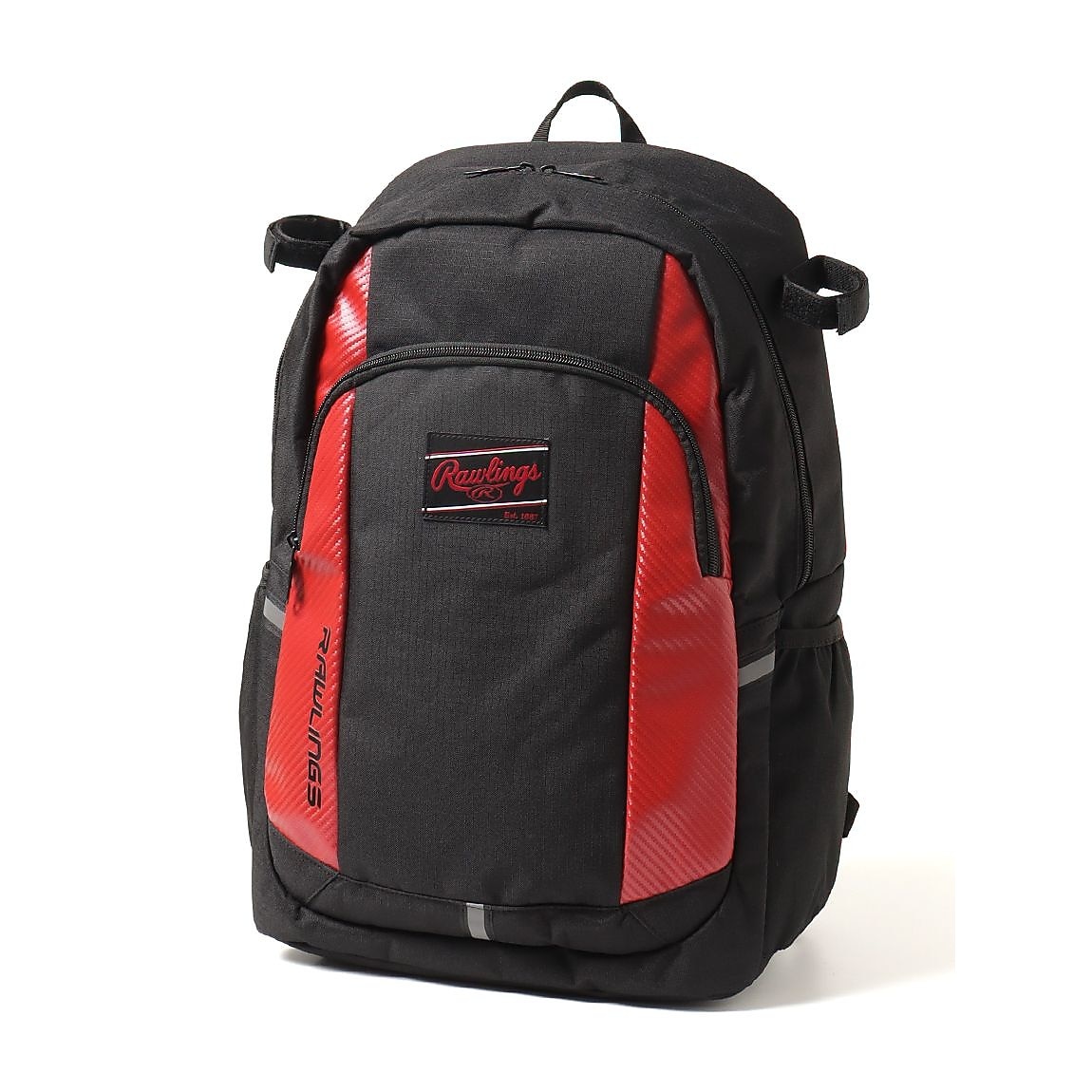ジュニアバックパック 33L ブラック/レッド