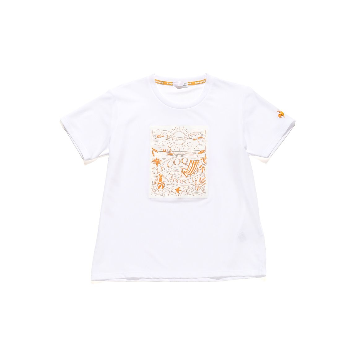 接触冷感ポリエチレン半袖Tシャツ
