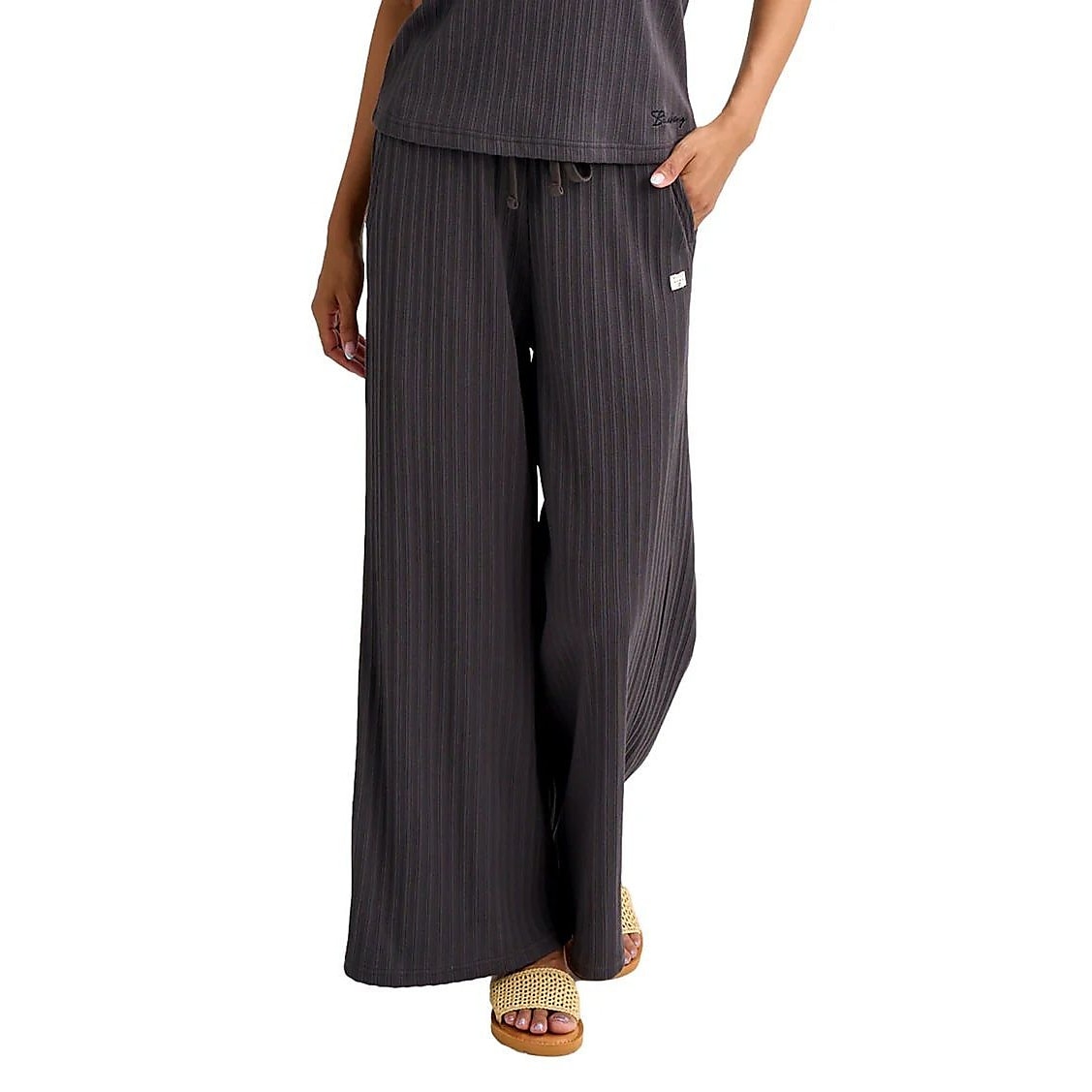 JACQUARD RIB LONG PANTS